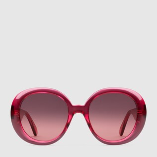 Sonnenbrille mit rundem Rahmen
