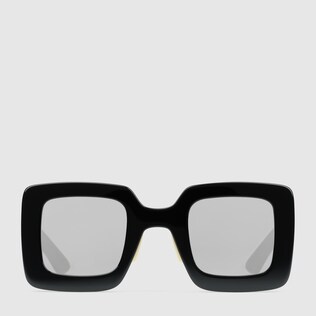 Square acetate sunglasses