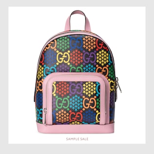 Kleiner Rucksack mit GG Psychedelic-Print