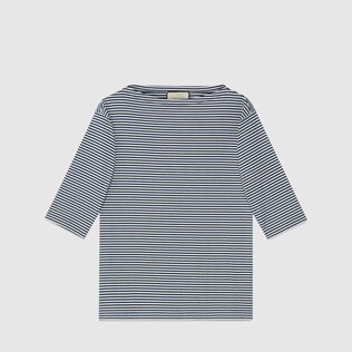 T-shirt rayé à imprimé Gucci Orgasmique