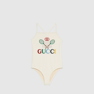 Kinder-Badeanzug mit Gucci Tennis