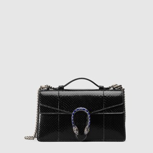 Dionysus python top handle bag