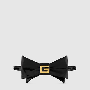 Patent bow tie choker with Square G