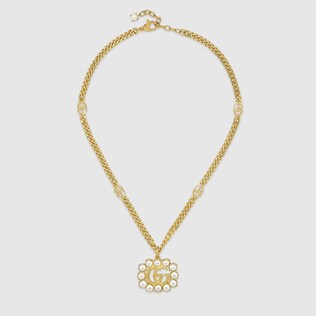 Collana con Doppia G e perle
