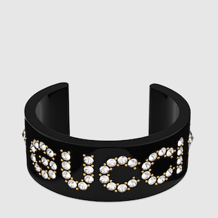 Crystal Gucci cuff