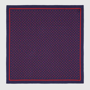 Polka dot and Double G silk scarf