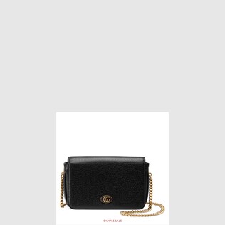 Leather porte-rouge mini bag