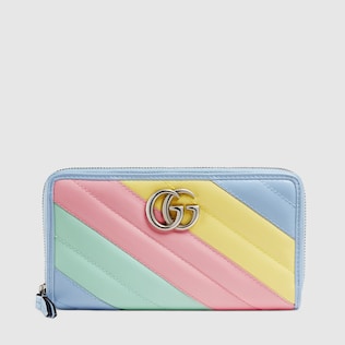GG Marmont zip around wallet