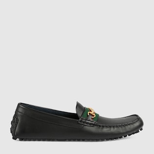 Mocassins avec bande Web pour homme