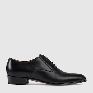 Scarpa stringata uomo con Doppia G