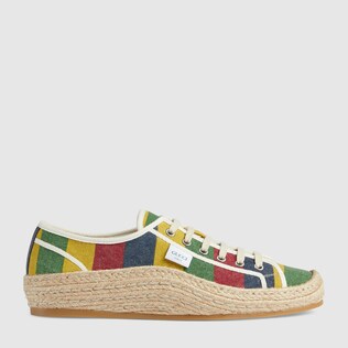 Men's Baiadera stripe espadrille sneaker