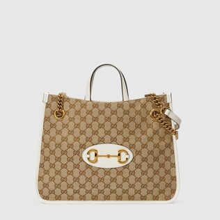 Gucci 1955馬銜扣中型手提袋