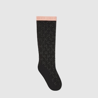 Chaussettes à cristaux GG