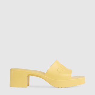 Sandalo slider donna in gomma