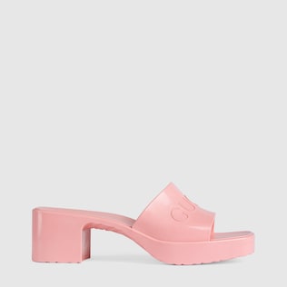 Mules en caoutchouc pour femme