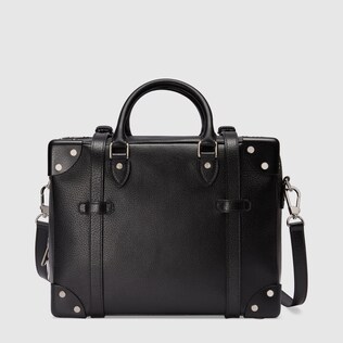 Valise petit format en cuir