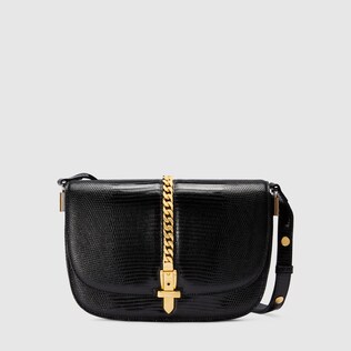 Sylvie 1969 python small shoulder bag