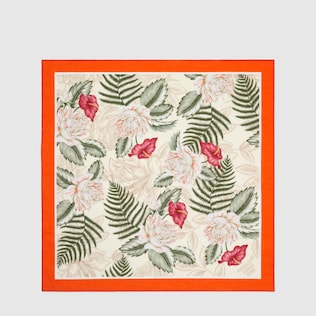 Foulard en coton à imprimé hawaïen