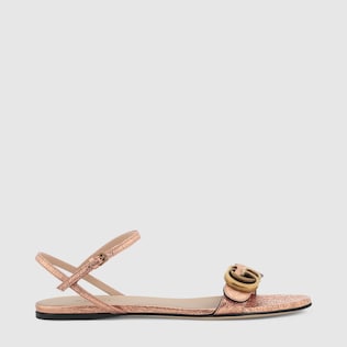 Women's sandal with Double G