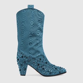 Stivale donna con cristalli