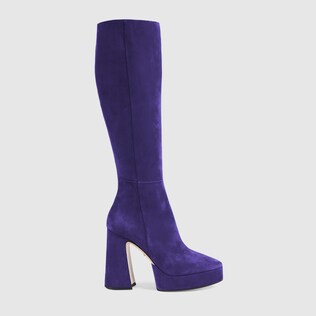 Damenstiefel mit Plateausohle