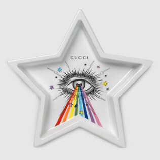 Multicolour Star Eye star-shaped trinket tray