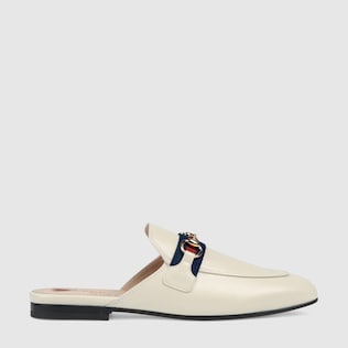 Slipper Princetown donna in pelle