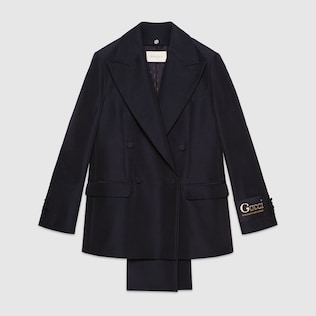 Veste en faille avec revers amovible