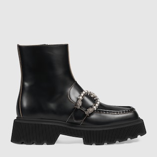 Bottes avec tête de tigre pour femme