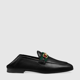 Mocassino donna con nastro Web