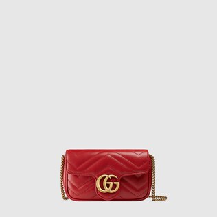 GG Marmont matelassé leather super mini bag
