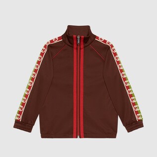 Children's technical jersey jacket