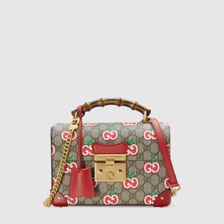 Chinese Valentine's Day Padlock small bamboo shoulder bag