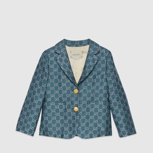 Children's light GG lamé jacket