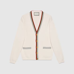 Cardigan en coton torsadé