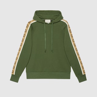 Kapuzenpullover aus Baumwolljersey