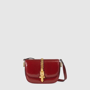 Sylvie 1969 python mini shoulder bag