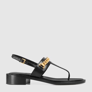 Tongs avec chaîne pour femme