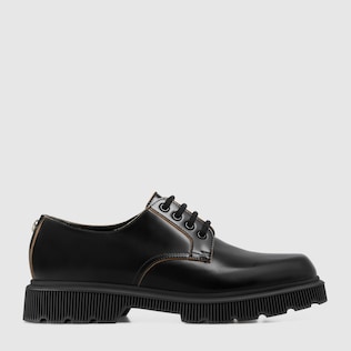 Men's lace-up shoe with Double G