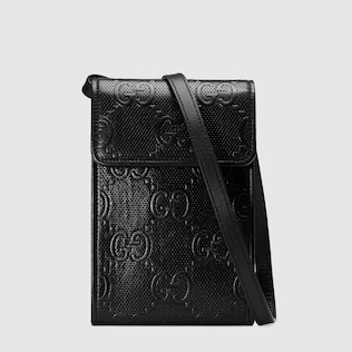 Mini sac GG embossé