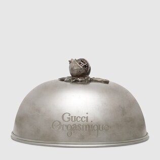 Servierhaube mit Granatapfel