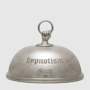 Cloche with hand and ring