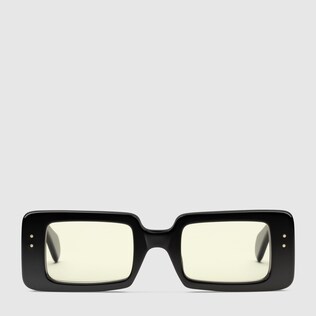 Rectangular-frame sunglasses