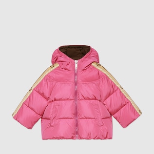 Baby-Daunenjacke aus Nylon mit GG