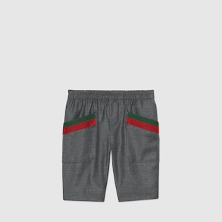 Baby wool flannel jogging bottoms