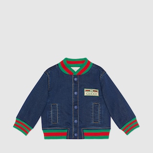 Giacca in jersey denim