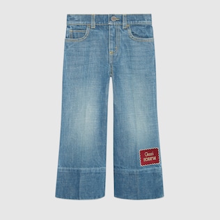 Pantalon pour enfant évasé en jean