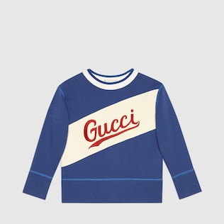 儿童Gucci印花卫衣