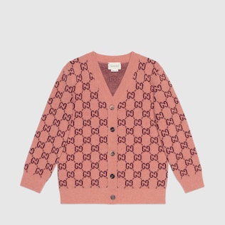 Cardigan enfant en laine GG