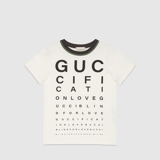 T-shirt pour enfant à imprimé Gucci